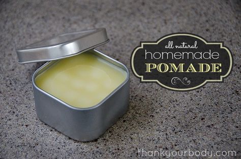 Awesome DIY tutorial: All natural homemade pomade. Perfect for styling my hair. Homemade Pomade, Pomade Recipe, Diy Hair Pomade, Styling My Hair, Coffee Facial, Diy Shampoo, Homemade Hair, Small Container, Homemade Lotion