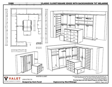 CAD of Deluxe Walkin Closet Walkin Closet Ideas Master Suite, Walk In Closet Size, Walk In Closet Plan, Closet Design Plans, Closet Dimensions, Closet Island, Closet Planning, Walking Closet, Shoe Rack Closet