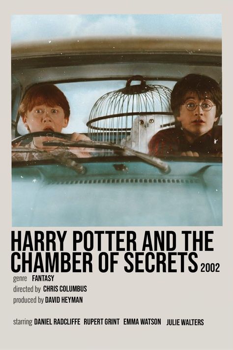 minimalistic film poster harry potter and the chamber of secrets Aesthetic Movie Posters Harry Potter, Harry Potter Book Poster, Harry Potter Poster Aesthetic Room, Harry Potter And The Chamber Of Secrets Movie Poster, Harry Potter Chamber Of Secrets Poster, Movie Prints Harry Potter, Harry Potter Room Posters, Film Vintage Poster, Harry Potter Poster Polaroid