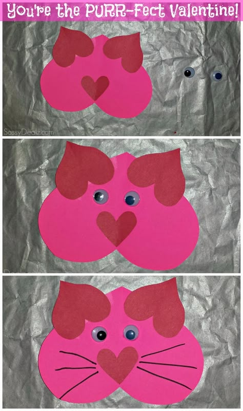 Saint Valentin Diy, Valentines Bricolage, February Crafts, Ladybug Crafts, Valentine's Day Crafts For Kids, Preschool Valentines, Valentine Crafts For Kids, Hari Valentine, Valentine Projects