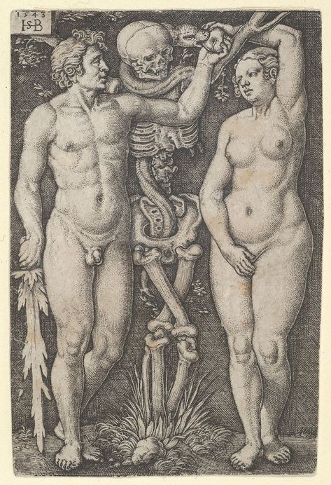 Sebald Beham, The Falling Man, Wellcome Collection, Danse Macabre, Albrecht Dürer, A4 Poster, Adam And Eve, Old Paintings, Religious Art