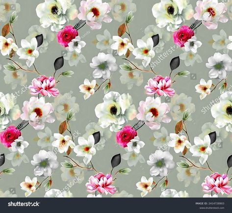 All Over Design Flower All Over Stock Illustration 2414728903 | Shutterstock Allover Pattern Design, Singh Wallpapers, Flower Allover, Figure Sketches, Human Figure Sketches, Bhagat Singh, All Over Design, Allover Pattern, Figure Sketching