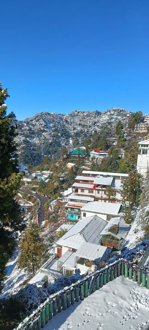 Amazing view of snowfall from bellamount mussoorie Mussoorie, Adventure Aesthetic, Dream Places, Darjeeling, Himachal Pradesh, Beautiful Life, Life Is Beautiful, Travel Destinations, Collage