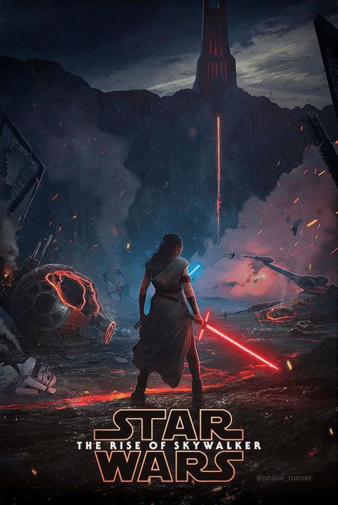 Wow Star Wars Logos, Star Wars Painting, Star Wars Watch, Star Galaxy, The Rise Of Skywalker, Dark Vador, Rise Of Skywalker, Rey Star Wars, Blue Milk