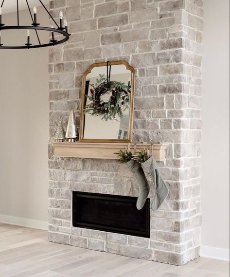 Black Birch Homes, Black Tile Fireplace, Stone Fireplace Makeover, Fireplace Tv Wall Decor, New House Living Room, Built In Shelves Living Room, Tile Fireplace, Fireplace Tv Wall, Black Tile