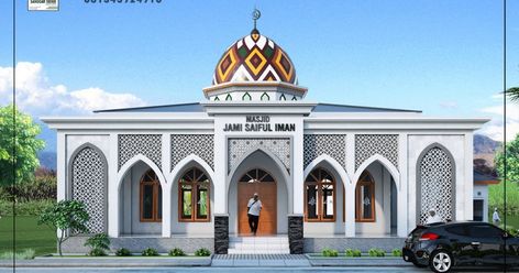 Inspirasi pembahasan desain lantai tentang "40+ Desain Masjid 2 Lantai Sederhana, Yang Nyaman!" adalah : masjid 2 lantai dwg, struktur bangu... Industrial Interior Design Office, Mosque Design Islamic Architecture, Amazing Gates, Church Design Architecture, Plan Image, Medina Mosque, Mosque Design, Mosque Art, Front Gate Design