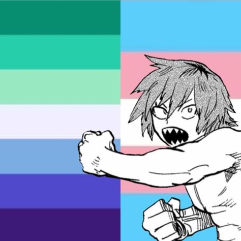 Gay/Trans Eijirou Kirishima | made by King Luna Trans Kirishima, Eijirou Kirishima, Kirishima Eijirou, Boku No Hero, My Hero, Boku No Hero Academia, Hero Academia, My Hero Academia, Flag