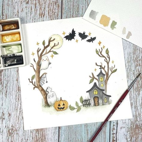 Learn How To Paint with Watercolours - Watercolour Workshop Fall Art Projects, Watercolor Workshop, Diy Watercolor Painting, Watercolour Inspiration, Learn How To Paint, Fall Watercolor, Album Scrapbooking, 수채화 그림, Art Impressions