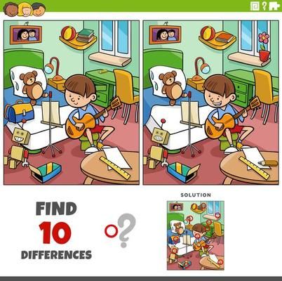 differences game with cartoon boy and his dog 8424120 Vector Art at Vecteezy Boy With Guitar, Find The Differences Games, Boy And His Dog, Children's Games, Sunday School Activities, Hidden Pictures, Cartoon Boy, Childrens Games, Skill Set