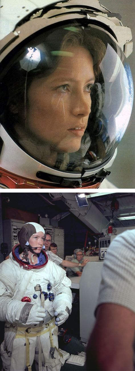 NASA Astronaut Anna Lee Fisher Became The First Mother In Space (1984) First Woman In Space, Astronaut Reference, Valentina Tereshkova, 19th Amendment, Tough Woman, Womens Equality, Womens Liberation, Nasa Astronaut, Anna Lee