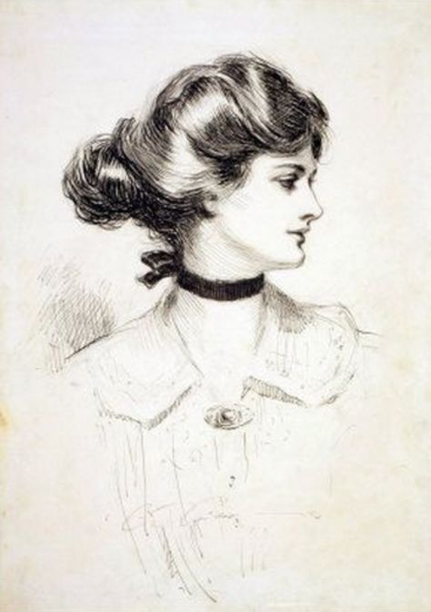 ༺ Gibson Girls ༻ Illustrations from the Belle Époque - Charles Dana Gibson Charles Gibson, Charles Dana Gibson, Dana Gibson, Beauty Drawings, Gibson Girl, Girl Posters, A Daughter, Girls Illustration, Ink Illustrations