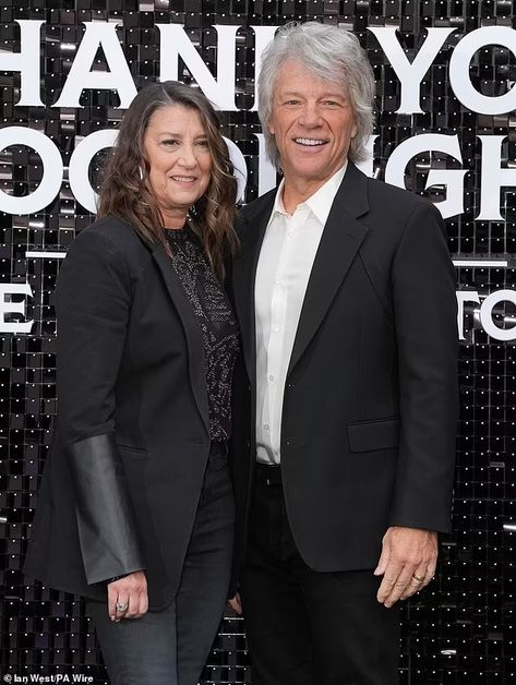 Jon Bon Jovi, 62, admits 'EVERY day is a challenge' in his 35-year marriage to high school sweetheart Dorothea Hurley - after confessing he 'hasn't been a saint' during their relationship | Daily Mail Online Jon Bon Jovi Wife, Bon Jovi Crush, Bon Jovi Now, Karen Mcdougal, Marriage Challenge, Celebrity Chef Recipes, Lara Spencer, Dorothea Hurley, Celebrity Chefs