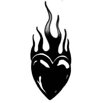 Heart With Flames Tattoo Design, Burning Heart Tattoo Traditional, Flaming Heart Tattoo Traditional, Heart Tattoo Cover Up, Black Flame Tattoo, Tattoo Fogo, Blackwork Cover Up Tattoo, Heart Flame Tattoo, Blackwork Tattoo Coverup