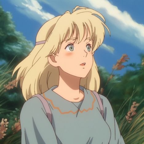 Teenage Profile Picture, Ghibili Girls Icon, Ghibli Girls Pfp, Ghibli Girl Icons, Ghibli Style Pfp, Ghibli Girls, Ghibli Girl, Blonde Hair Pfp, Blonde Anime Characters