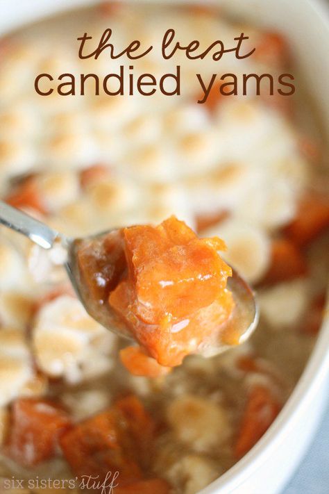 Best Candied Yams, Best Candied Yams Recipe, Candied Sweet Potato, Yams With Marshmallows, Baked Candied Yams, Candied Yams Recipe, Canned Yams, Candied Yams, Yams Recipe