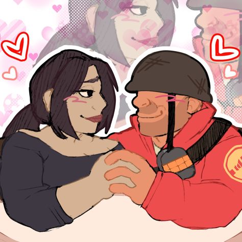 TF2 TeamFortress2 Zhanna Soldier Heart Cute Art Drawing Tf2 Soldier, Team Fortess 2, Third Person Shooter, Fortress 2, Team Fortress 2, Team Fortress, So Adorable, Adventure Time, Soldier