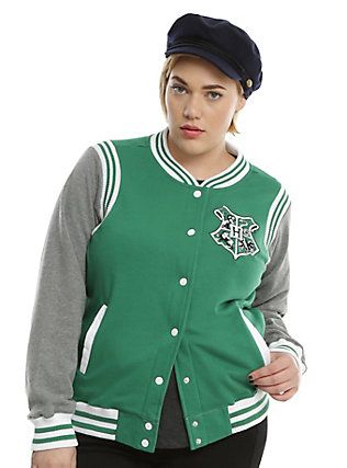 Harry Potter Slytherin Girls Varsity Jacket Plus Size, GREEN Green Letterman Jacket, Hp Slytherin, Green Varsity Jacket, College Jacket, Harry Potter Slytherin, Harry Potter Cosplay, College Jackets, Harry Potter Costume, Harry Potter Outfits