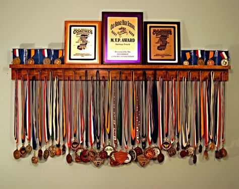 Premier 4ft Medal Hanger Award Display and Trophy Shelf Sports Medal Display, Running Medal Display, Medal Hanger Display, Trophy Shelf, Medal Rack, Award Medal, Trophy Display, Ribbon Display, Running Medals