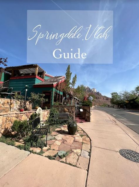 Things To Do In Springdale Utah, Trip To Zion National Park, Springdale Utah, Zion Utah, Utah National Parks Road Trip, Zion Park, Great American Road Trip, Utah Vacation, Zion Canyon