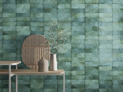 DYROY - Harmony Inspire Crackle Glaze Tiles, Tiles Ideas, Bathtub Design, Bathroom Trends, Green Decor, Ceramic Wall Tiles, Wet Rooms, Wall And Floor Tiles, Color Tile