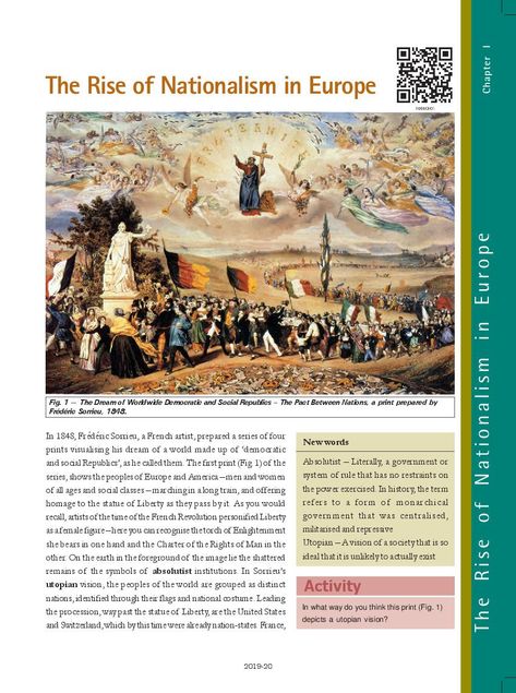 NCERT Book Class 10 Social Science (History) Chapter 1 The Rise of Nationalism in Europe | AglaSem Schools Rise Of Nationalism In Europe Notes, Class 10 History Chapter 1 Notes, Nationalism In Europe Class 10 Notes, Class 10 Social Science, Science History, History Notes, 1 Symbol, Social Class, History Of India