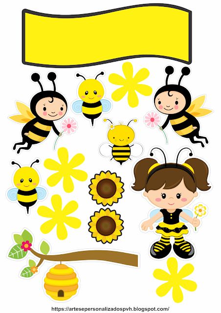 Topo de bolo abelhinha African Dress Patterns, Bee Printables, Bee Cakes, Bee Art, Fun Diy Crafts, Printable Games, Bee Theme, Photo Quotes, Toy Store