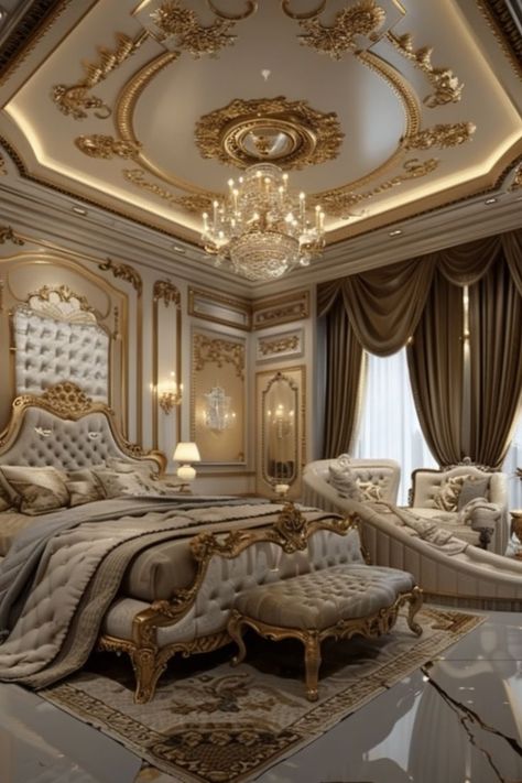 Create a Luxurious Retreat with Elegant Bedroom Ideas 🛏️✨ Design a sophisticated and serene bedroom with elegant decor. Use plush fabrics, chic furniture, and tasteful accents for a beautiful and relaxing space. 🌿💎 #ElegantBedroom #HomeDecor #InteriorDesign #BedroomInspo Modern Victorian Bedroom, Royal Bedroom, Dream Bedrooms, Victorian Bedroom, Modern Luxury Bedroom, Casa Vintage, Luxurious Bedroom, Luxury Bedroom Master, Bilik Tidur