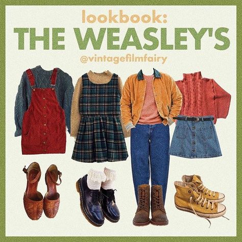 The Weasleys, Mood Clothes, Harry Potter Outfits, Earthy Outfits, Clothes And Shoes, Mode Inspo, Mode Vintage, Character Outfits, Dream Clothes