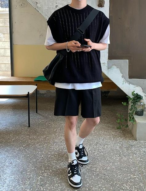 Korean Men Fashion Streetwear Summer, Korean Street Fashion Men Summer, Korean Street Wear Men Summer, Korean Boy Outfit Casual Summer, Men Korean Street Fashion, Aesthetic Mens Outfits Summer, Korean Fashion Men Casual Outfit Summer, Korean Men Outfit Casual Summer, Korean Men Summer Outfit