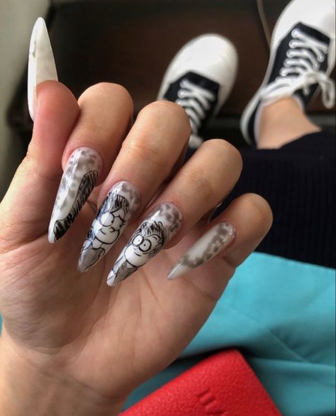 Idea for designs . gravity falls . Gravity Falls Nails, Drawing On Nails, Los Angles, Gravity Falls, Gravity, Nail Art, Nails, Beauty, Design