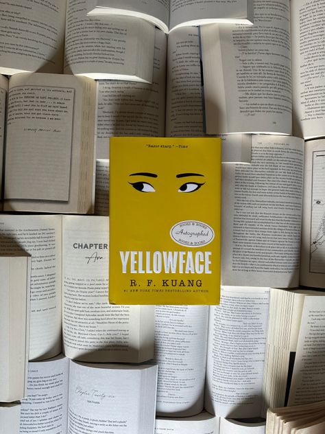 Yellowface Book Aesthetic, Yellow Face Book Aesthetic, Yellow Face Rf Kuang Book, Yellowface Aesthetic, Yellowface By Rf Kuang Aesthetic, Yellowface By Rf Kuang, Yellowface Book, Rf Kuang, Club Aesthetics