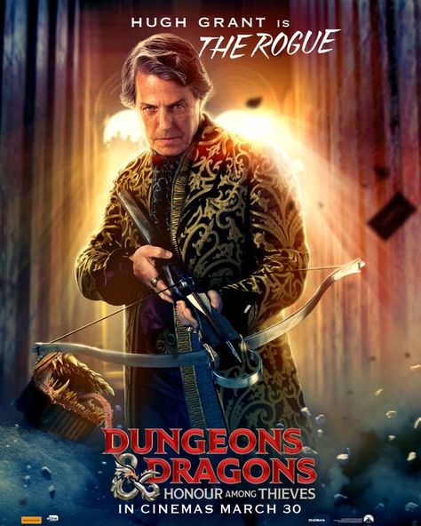 Fantastic Movie posters #Dungeons&Dragons #SciFimovies posters #Horrormovies posters #Actionmovies posters #Dramamovies posters #Fantasymovies posters #Animationmovies Posters Dnd Honor Among Thieves, Dungeons And Dragons Movie, Honor Among Thieves, Hugh Grant, Adventure Movies, Romance Movies, Comedy Movies, Movie Photo, Action Movies