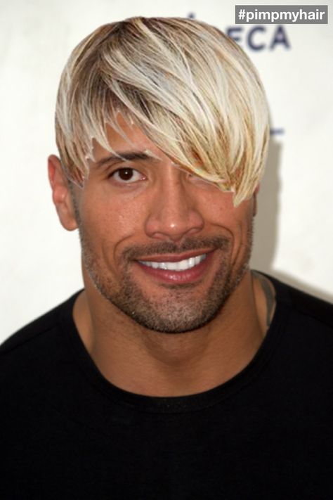 Dwayne Johnson a blonde? Dream Boyfriend, Tribeca Film Festival, The Rock Dwayne Johnson, Dwayne The Rock, Dwayne Johnson, Fav Celebs, Famous Faces, Famous Celebrities, Celebrities Male