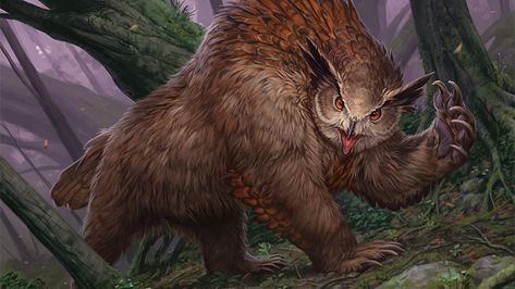 Wizards of the Coast has released new One D&D playtest material. The new content includes revised rules for the Druid and Paladin character classes.Read this article on TechRaptor Owlbear Art, Mtg Art, Forgotten Realms, Digital Art Gallery, Dnd Art, Fantasy Monster, Mythical Creatures Art, High Fantasy, Arte Fantasy