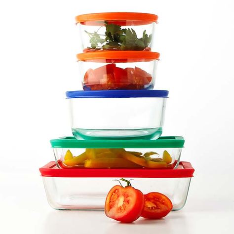 Pyrex 10-pc food storage set — maintaining a balanced diet from Monday to Sunday requires some work in the kitchen. See to it that none of your effort goes to waste Unlimited Credit Card, Lunch Kits, Pyrex Storage, Apartment List, Pyrex Glassware, Container Kitchen, Glass Storage Containers, Kitchen S, Food Storage Container Set