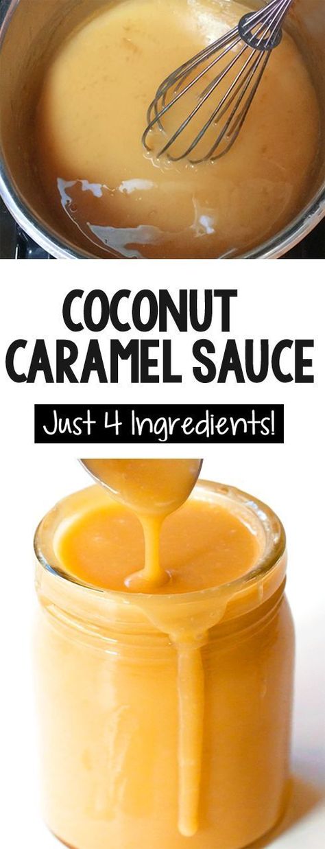 How To Make Caramel From A Can Of Coconut Milk #coconutmilk #glutenfree #health #homemade #desserts Coconut Caramel Sauce, Caramel Sauce Recipe, Caramel Recipes Sauce, Vegan Caramel, Vegan Coconut, Coconut Caramel, Desserts Vegan, Caramel Recipes, Dessert Sauces