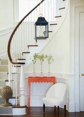 Tini Newport Console Stairs Makeover Design, Stairs Makeover Ideas, Small Console Table, Stairs Makeover, Staircase Remodel, Staircase Makeover, Interior Design Your Home, Space Apartments, Stair Case