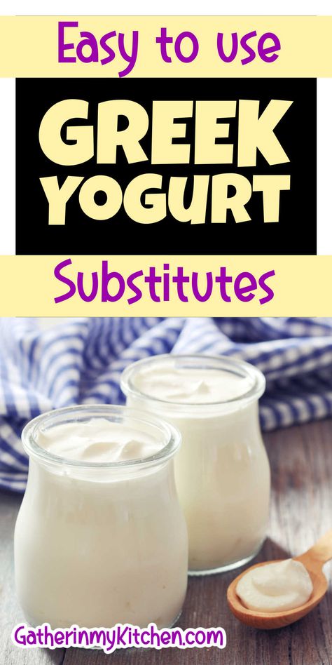 Greek Yogurt Replacement, Greek Yogurt Substitute Baking, Yogurt Substitute In Baking, Greek Yogurt Substitute, Plain Greek Yogurt Recipes, Yogurt Substitute, Baking Substitutions, Fage Yogurt, Dairy Free Alternatives