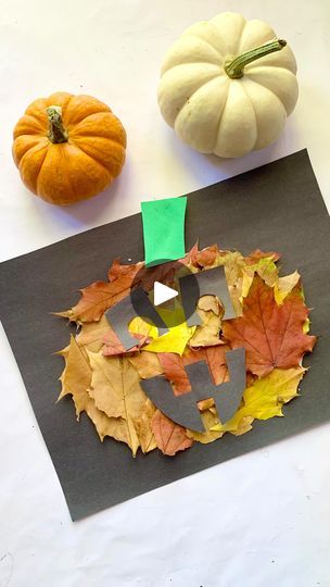 23K views · 820 reactions | Did you know you can create a unique pumpkin using just fall leaves? 🍂🎃 This leaf pumpkin craft is a fun and creative way for kids to embrace the season by combining nature and art. Gather colorful leaves and craft your own one-of-a-kind pumpkin masterpiece! #LeafPumpkin #FallCrafts #CreativeKids #AutumnArt | Mandisa | Happy Toddler Playtime | Balang_3go · Positive Nanana Leaf Crafts Kids, Pumpkin Leaf, Leaf Pumpkin, Leaf Craft, Pumpkin Vine, Pumpkin Uses, Pumpkin Craft, Pumpkin Leaves, Leaf Crafts