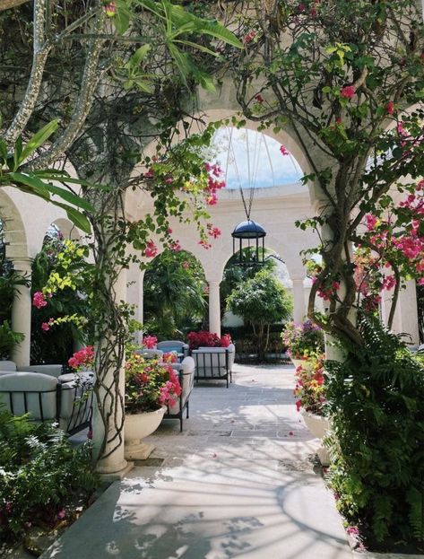 Spiritual Garden, Sustainable Flowers, Luxury Door, Eco Friendly Garden, Spanish Style Homes, Decoration Inspiration, Dream House Exterior, Spanish Style, Beautiful Places To Travel