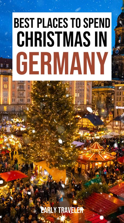 Christmas in Germany is a beautiful time. The best places to spend Christmas in Germany have the most festive markets and celebrations. Germany For Christmas, Best European Cities At Christmas, December In Germany, Germany At Christmas Time, Germany During Christmas, Best Christmas Markets In Germany, Places To Go In Germany, Germany At Christmas, Amberg Germany