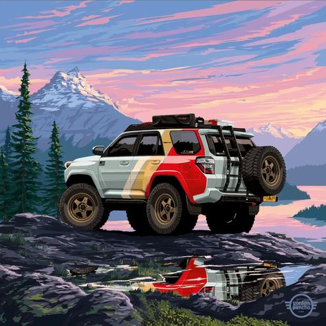 Toyota Stripes, Jeep Unlimited, Trident Logo, Car Stripes, Minivan Camping, Crossover Cars, Toyota 4runner Trd, Pirate Tattoo, Trd Pro