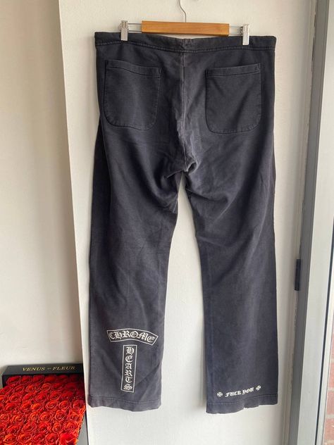 Men's Bottoms, Fade Color, Chrome Hearts, Baggy Fits, Mens Sweatpants, Mens Bottom, Sweatpants, Tracksuit Bottoms