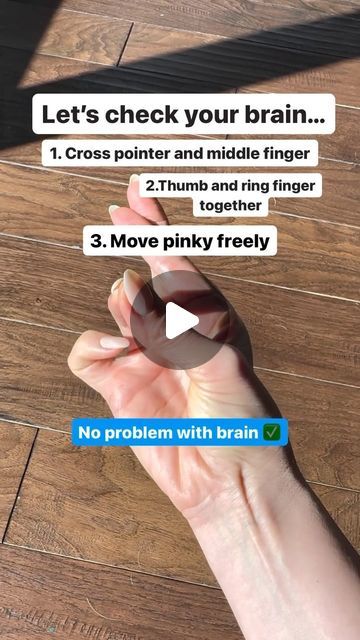 Sara_fitnessisagift on Instagram: "Repost from @mehdidalili.pt I read the comments under his post and was surprised that some people actually cannot do this exercise. It was easy for me
What about
you?
The following text is taken from
@mehdidalili.pt post “Each fingertip has more than 3,000 mechanoreceptors, which act as a highway to your brain (particularly its sensory cortex). When you do a finger workout, you improve synapse connections and fire neurons, which is great for the functioning of your brain.”

#brain #brainhealth #brainworkout #health #homeworkout #viral#explore #trending" Finger Workout, Hand Exercises, Brain Health, Your Brain, Some People, At Home Workouts, Brain, Acting, Let It Be