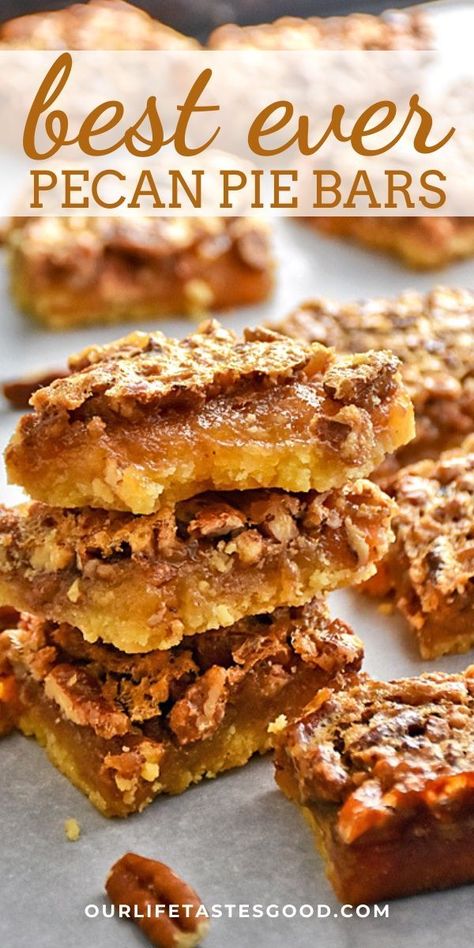 Best Ever Pecan Pie Bars, Best Ever Pecan Pie, Pecan Bars Recipe, Pecan Pie Bar, Pie Bars Recipe, Pecan Pie Bars Recipe, Dessert Thanksgiving, Easy Dessert Bars, Dessert Taco