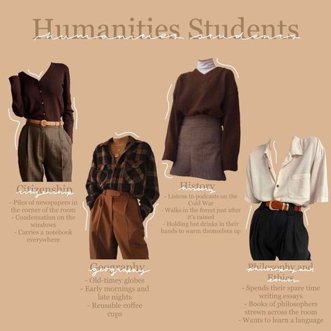 Comfortable Academia Outfits, Dark Academia In Spring, Library Academia Outfits, Relaxed Academia Fashion, Photographer Outfits Aesthetic, Librarian Clothing Aesthetic, Psychology Aesthetic Outfits, Women Dark Academia Aesthetic, International Student Aesthetic Outfit