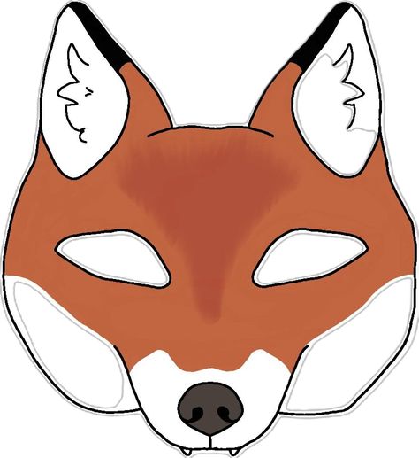 Therian mask Therian Mask, Fox Mask, Red Fox, Fox, Mask, Red