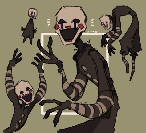 The Puppet Fanart, Bonnie Bully Fnaf, The Puppet Fnaf Fanart, Marionette Fnaf Fanart, Fnaf Puppet Fanart, Creepy Art Style, Puppet Fnaf Fanart, Creepy Drawing, Puppet Marionette