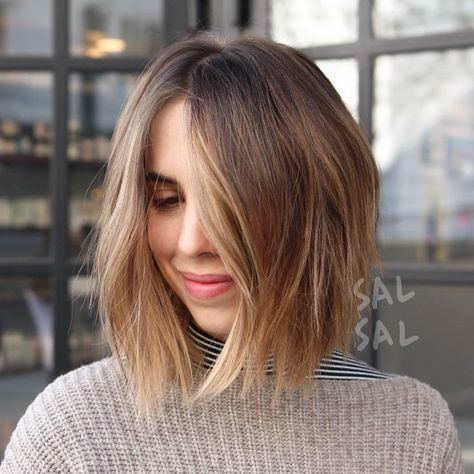 Medium Hair With Face-Framing Balayage Hairstyle Ideas For Short Hair, Lovely Hairstyles, Hair Dusting, Violet Aesthetic, Choppy Bob Hairstyles, Ideas For Short Hair, Fesyen Rambut, Hair 2018, Vlasové Trendy