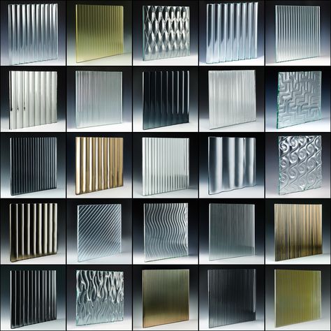 Glass Cladding Interior Wall, Ribbed Glass Partition, Pattern Glass Texture, Glass Material Texture Architecture, Glass Work Interior, Texture Glass Design, Glass Panelling Design Wall, Lacquered Glass Design, Fluted Glass Texture